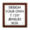 Custom Personalized 7.125" Lacquered Jewelry Box