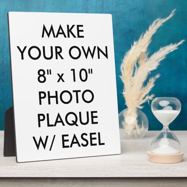 Custom Personalized 8" x 10" Photo Plaque (Side)