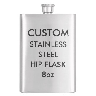 Custom Personalized 8oz Stainless Steel Hip Flask