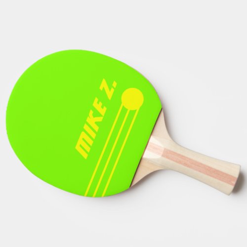 Custom Personalized Acid Colors Modern  Ping Pong Paddle