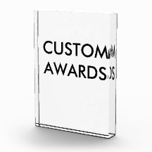 Custom Personalized Acrylic Award Blank Template