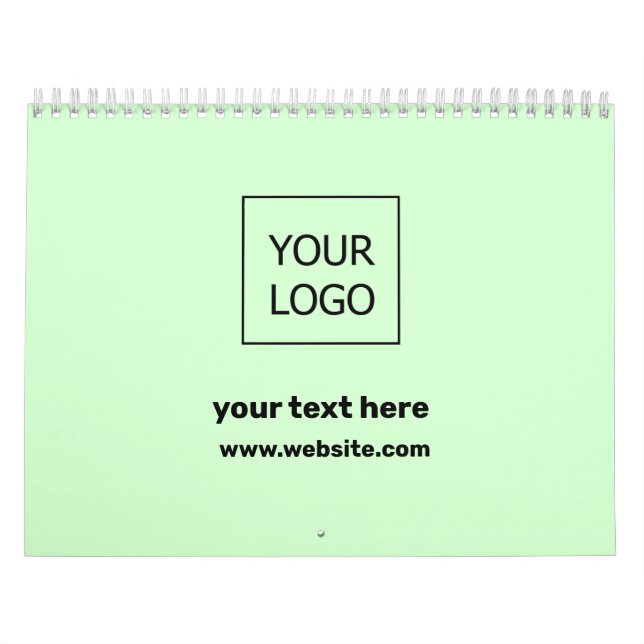 Custom personalized add your photo logo here  cale calendar (Cover)