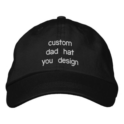 Custom Personalized Adjustable Dad Hats You Design