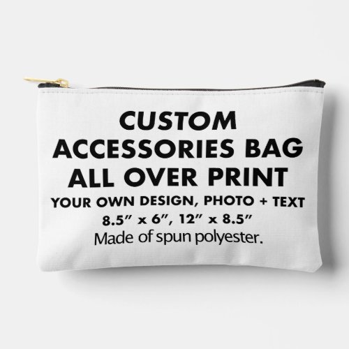 Custom personalized All Over Print Accessories Bag