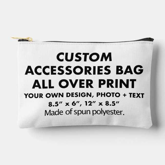 Custom personalized All Over Print Accessories Bag (Front)