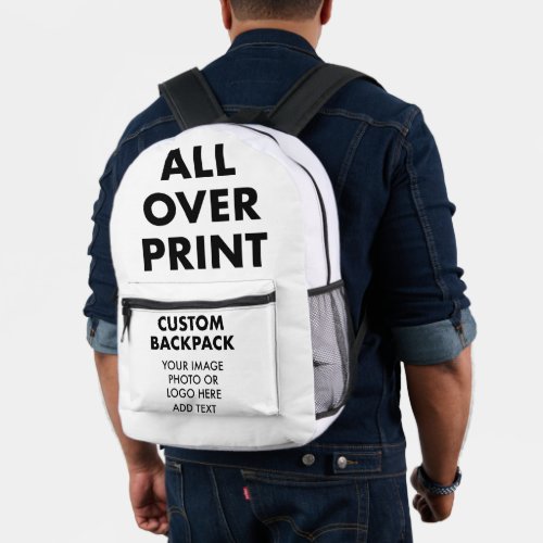 Custom personalized ALL OVER PRINT BACKPACK