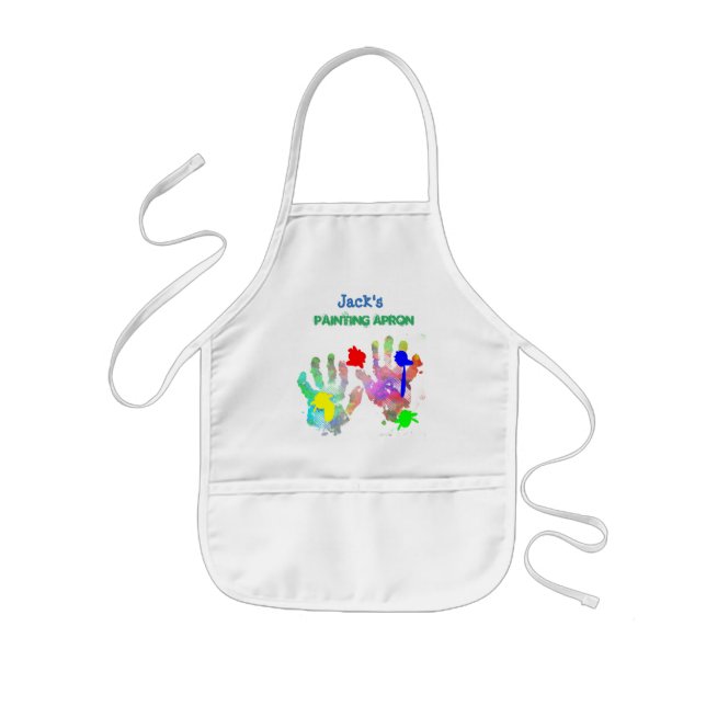 Custom Personalized Art Apron For Kids (Front)