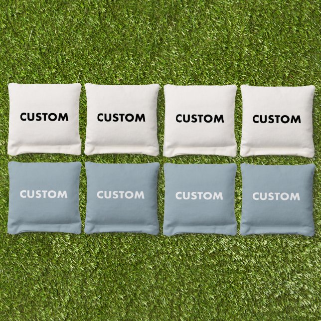 Custom Personalized BABY BLUE Cornhole Bag Toss (Set)