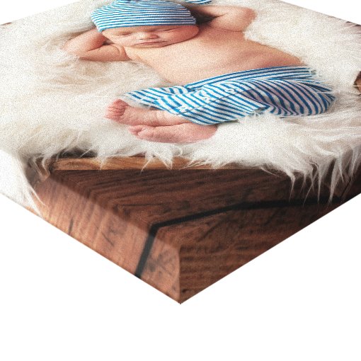 Custom Personalized Baby Photo Canvas Art Print Zazzle