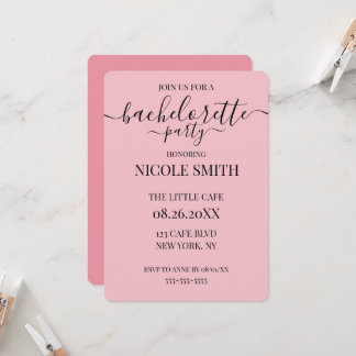 Custom Personalized Bachelorette Party Invitation