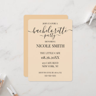 Custom Personalized Bachelorette Party Invitation