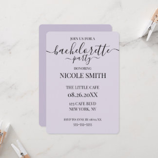 Custom Personalized Bachelorette Party Invitation