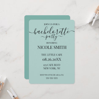 Custom Personalized Bachelorette Party Invitation