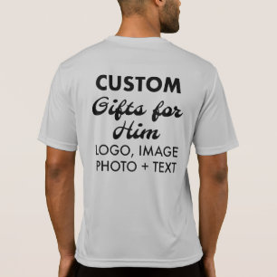 Custom personalized Back Men's Running Sports T-Shirt