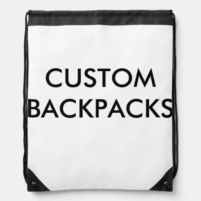 Custom Personalized Backpack Blank Template (Front)