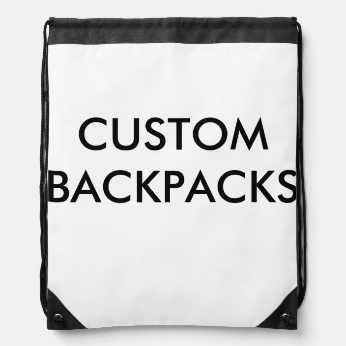 Custom Personalized Backpack Blank Template