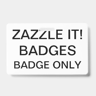 Custom Personalized BADGE Blank Template