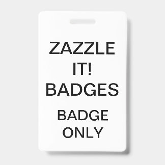 Custom Personalized BADGE Blank Template