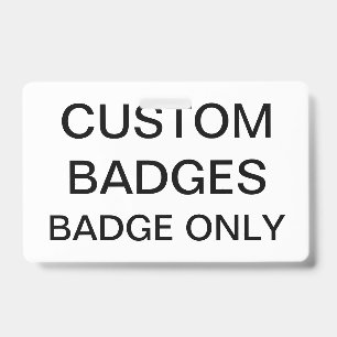 Custom Personalized BADGE Blank Template