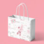 Custom Personalized Ballerina Ballet Pink Large Gift Bag
