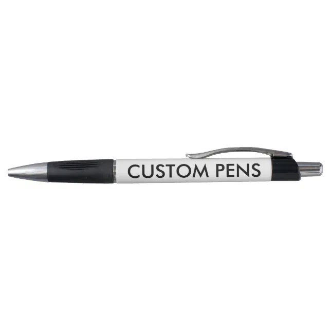 Custom Personalized Ballpoint Pens Blank Template Zazzle