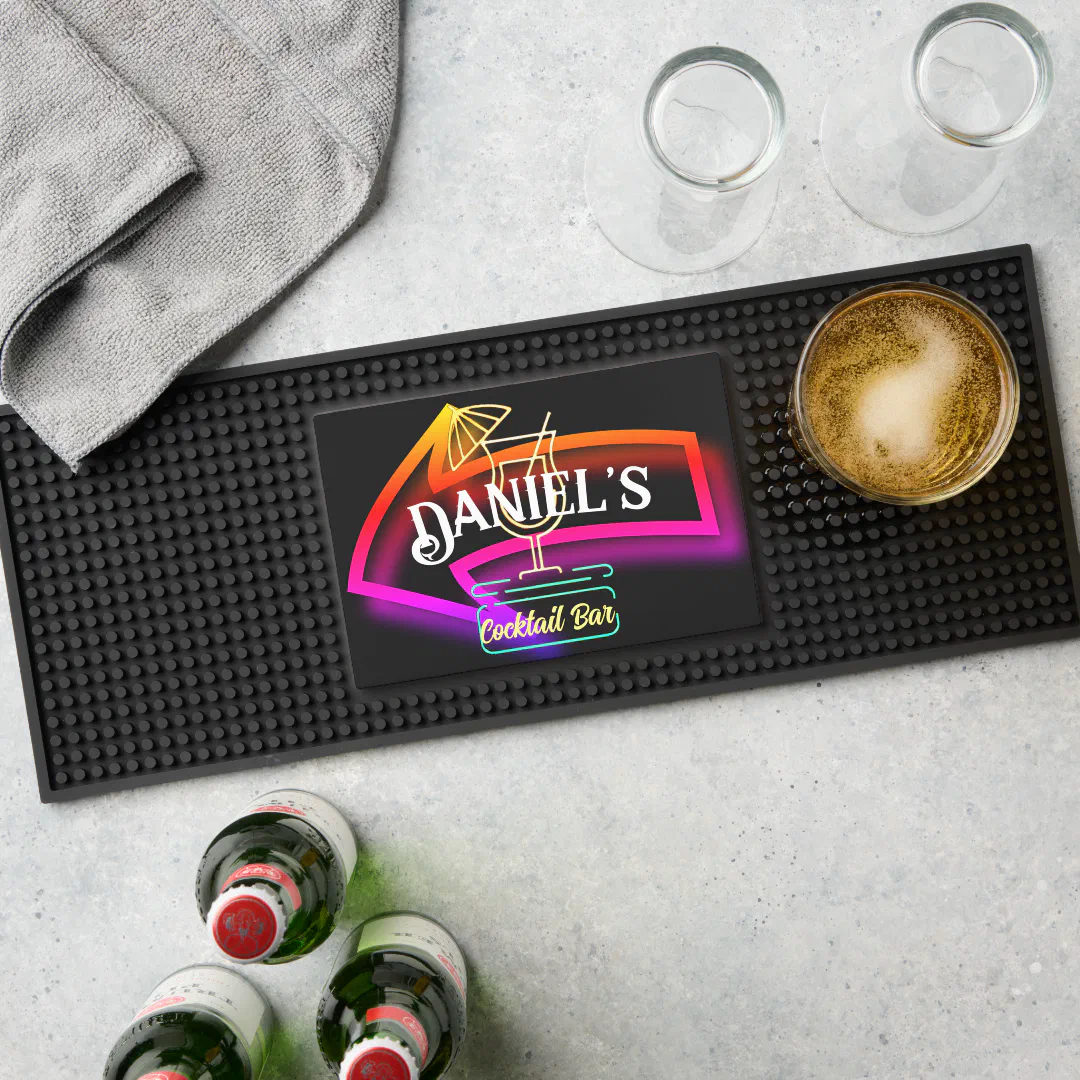 Custom Personalized Bar Runner Bar Mat