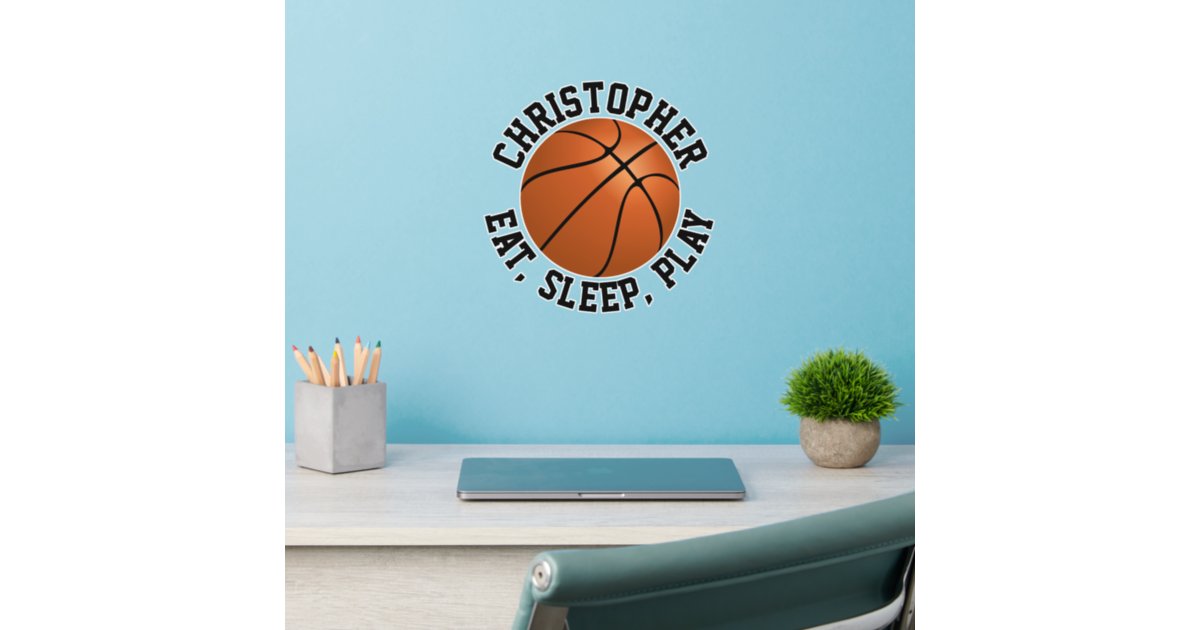 Custom Personalized Basketball Name Quote Room Wall Decal