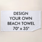 Custom Personalized Beach Towel