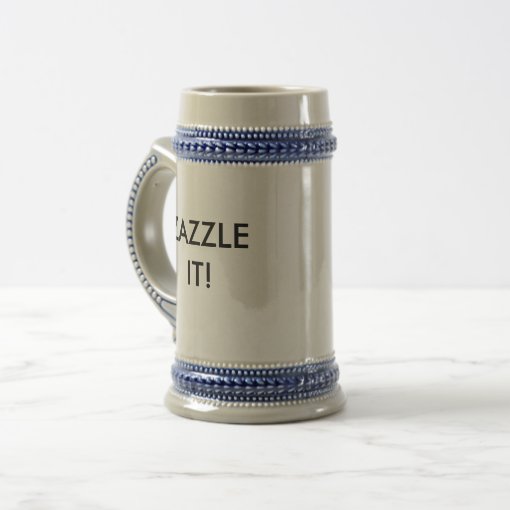 Custom Personalized Beer Stein Blank Template | Zazzle