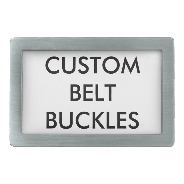 Custom Personalized Belt Buckle Blank Template (Front)