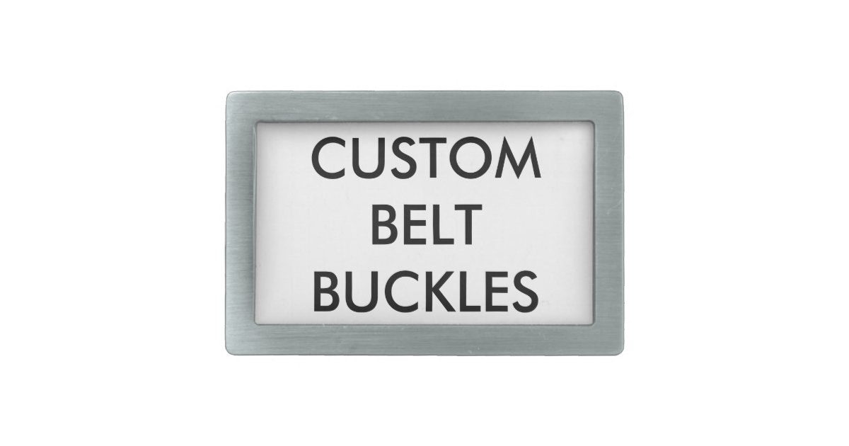 Custom Personalized Belt Buckle Blank Template Zazzle