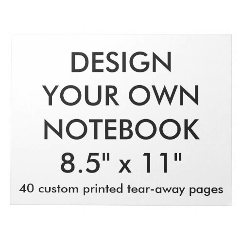 Custom Personalized Big 40 Tear_Away Page Notepad