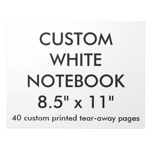 Custom Personalized Big 40 Tear_Away Page Notepad