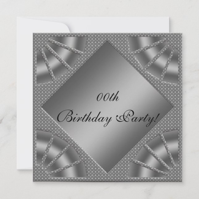 Custom Personalized Birthday Party Invitations (Front)