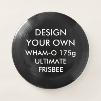 Custom Personalized Black Wham-O Ultimate Frisbee