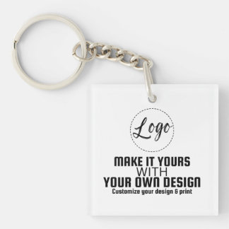 Custom Personalized Blank Template Keychain