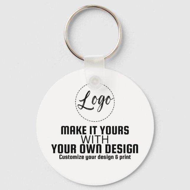 Custom Personalized Blank Template Keychain (Front)