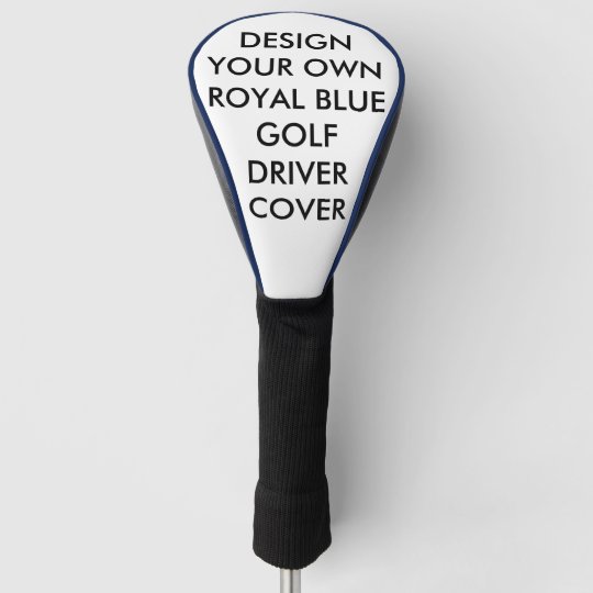 Custom Personalized Blue Golf Driver Club Cover