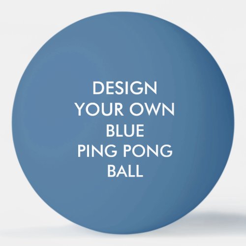 Custom Personalized BLUE Ping Pong Ball