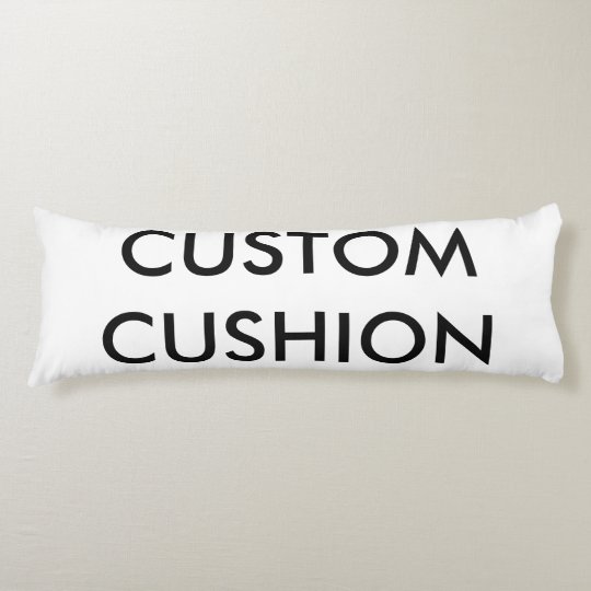 Custom Personalized Body Pillow Blank Template Zazzle com