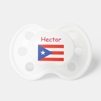 Custom Personalized Boricua Bandera Manuel's fave Pacifier
