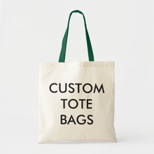 Custom Personalized Budget Tote Blank Template Bag (Front)
