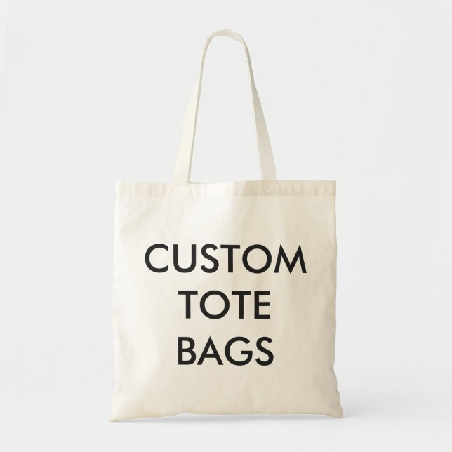 Custom Personalized Budget Tote Blank Template Bag (Front)