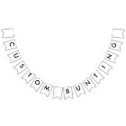 Custom Personalized Bunting Banner Triangle