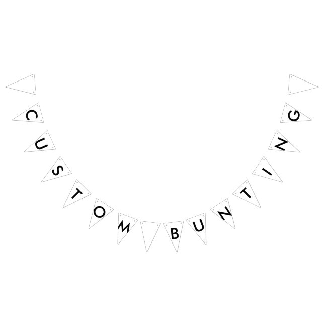 Custom Personalized Bunting Banner Triangle (All)