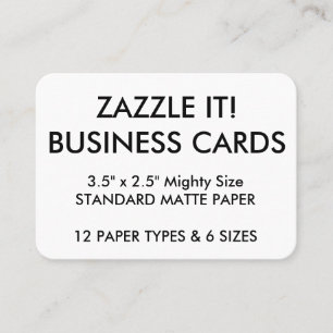 Custom Personalized Business Cards Blank Template