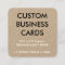 Custom Personalized Business Cards Blank Template