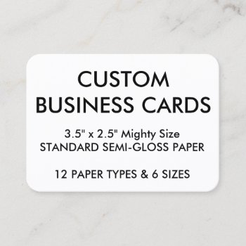 Custom Personalized Business Cards Blank Template by CustomBlankTemplates at Zazzle