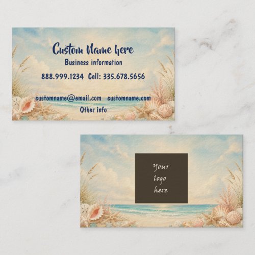 Custom Personalized Business Logo or QR Code Card