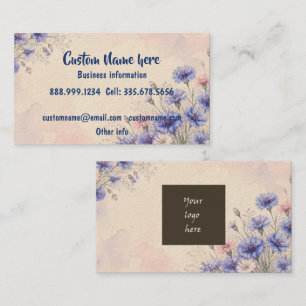 Custom Personalized Business Logo or QR Code Card